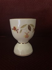 1997 Hall China Autumn Leaf Jewel Tea Double Egg Cup New Old Stock, Never Used picture