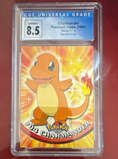 CHARMANDER TOPPS SERIES 1 #4 TV ANIMATION - CGC 8.5 picture