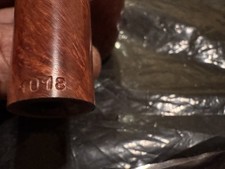 Denicotea 1018 Bent Brandy Sitter Smooth Briar Finish Vulcanite Fishtail Stem picture