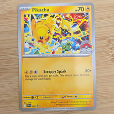 Pokemon TCG - Pikachu SVP 225 - World Championship 2025 Stamp - Black Star Promo picture