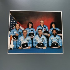 Used Challenger Space Shuttle Flight Crew NASA Space Photo Picture Science RIP picture
