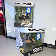 Blizzard Overwatch Cute But Deadly Bastion & Roadhog Vinyl Figures 2-Pack 2017 picture