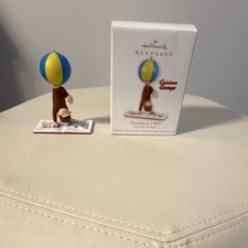 2011 Hallmark KeepsakeCurious George Reading Is aBall Ornament picture
