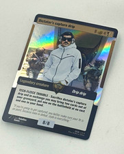World War Woke First Edition Dictator’s Capture Drip Dictator Card 8/8 picture
