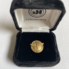 Boeing 5 Years of Service Pin 10K Gold Filled GF Vintage picture