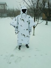 Anti-drone poncho, anti-thermal imaging cloak, tactical camouflage suit 💛💙 picture