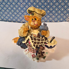 BOYDS BEARS & FRIENDS PURRSTONE GINGERSNAP FIGURINE BIN PP picture