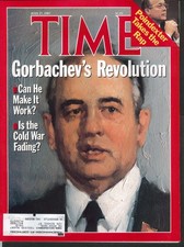 TIME Mikhail Gorbachev John Poindexter Michael Dukakis AIDS 7/27 1987 picture