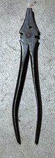 VTG J M KING & Co 8” BUTTON PLIERS PATENT WIRE CUTTER, LINESMAN WATERFORD NY picture