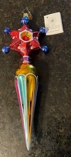 Christopher Radko STAR BLAZER Drop Ornament~ VTG~ 9
