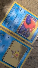 Pokemon Kingler 38/62 Fossil Staryu 65/102 Base Set Vintage WOTC Lot of 2 picture