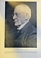 1906 Vintage Magazine Illustration Charles William Eliot President Harvard picture
