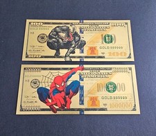Spider-Man and Venom collectible mint picture