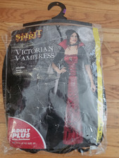 SPIRIT  HALLOWEEN CUSTOM - VICTORIAN VAMPIRESS - ADULTS - NEW picture