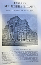 1882 Philadelphia Pennsylvania Academy of Fine Arts Second Street Market picture