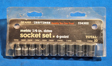 USA Craftsman 34302 10 piece METRIC 1/4