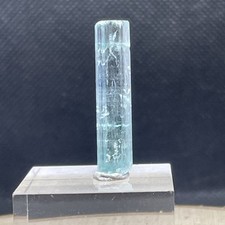 Green beryl crystal - Nasarawa Eggon mine, Nigeria vanadium emerald picture
