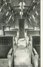 Canada Reid NFLD RR Train Sleeping Car SCARCE c1905 Vintage Postcard bhn picture