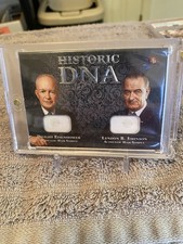 2021 Historic Autographs Historic DNA Hair Sample #13/83 Eisenhower & Johnson picture