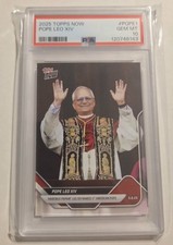 2025 TOPPS NOW POPE LEO XIV Gradrd PSA 10  🔥  picture