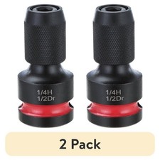 2 pack Hyper Tough Quick Release Impact Adapter 1/2 Inch to 1/4 Inch picture