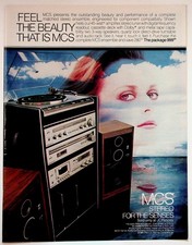 MCS Stereo Vintage 1981 Magazine Ad Hi-Fi System Turntable JCPenney Audio picture