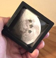 3 Genuine Moon Rocks, XL Lunar Meteorites Interactive Display, Authenticity Card picture