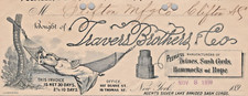 Hammocks & Ropes Invoice Letterhead Antique 1899  A9E picture