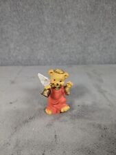 Angel Teddy Baby Babies Figurine Ceramic With Bell No Box picture