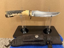 Schrade 153UH Vintage Fixed Blade Knife “Golden Spike” OLD *AMAZING CONDITION* picture