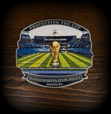 Mass State Police World Cup Challenge Coin picture