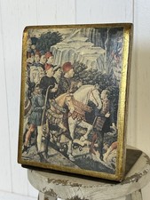 Vintage Ducci Firenze Italy Book Stand Renaissance Art Gold Florentine Decor picture