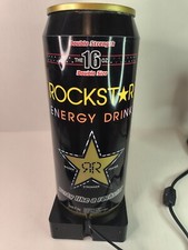 Rockstar Energy Drink Rotating Lamb LED Light, Tested Works Great picture