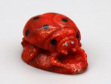 Florentino Martinez Apple Coral Zuni Ladybug Fetish picture