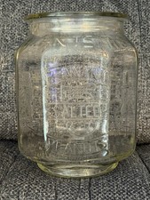 VTG Planters Peanuts 8 Sided Glass Display Jar NO Lid 5 Cent picture