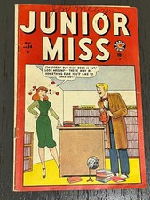 Junior Miss #34 (1949)-Marvel-Rare Golden Age-Good/VG-Complete-Cute Flirty Cover picture
