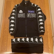Vintage 1997-98 Juventus Kappa SONY Tracksuit Jacket Pants Set Size O XL picture