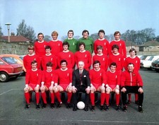 Liverpool First Team Squad 1971 Football Club Old Photo picture