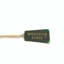 Vintage Michigan State Green Letter Opener College #6263 picture