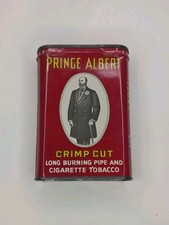 Vintage Prince Albert Can Crimp Cut Pipe & Cigarette Tobacco Empty SHIPS FREE picture