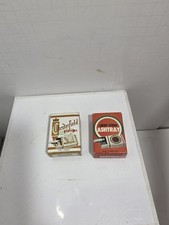 Vintage Lucky Strike & Chesterfield Cigarette Pack Ashtrays NOS Metal picture