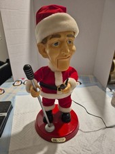 VTG 2001 Bing Crosby Santa Animated Singing Swinging 19