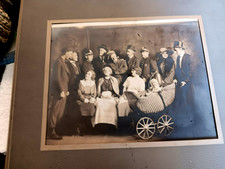 ANTIQUE 19TH CENTURY LARGE CABINET CARD PHOTO PLAY THEATER PRODUCTION? OR FAMILY picture