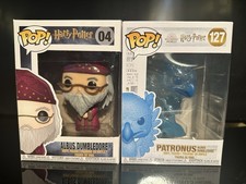 Funko Pop Harry Potter #127 Patronus Albus Dumbledore #04 W/Protectors ShipsFree picture