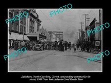 Salisbury North Carolina The 1909 Ny-A Motor Tour Large Historic Old Photo picture