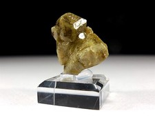 Sharply Formed Green Andradite Garnet Crystal Cluster with Color Zoned Edges #28 picture