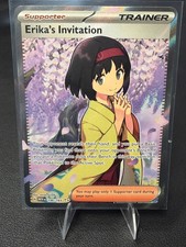 2023 Pokemon 151 Erika's Invitation #196/165 Full Art Ultra Rare picture