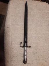 Argentine Model 1891 Mauser Bayonet M6059 Matching Scabbard Solingen Germany RA picture
