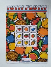 Tutti Frutti NSM Löwen Slot Machine Arcade Game Flyer 1980s German Ad picture
