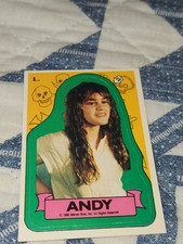 1985 TOPPS GOONIES ANDY CARD - STICKER #8 picture